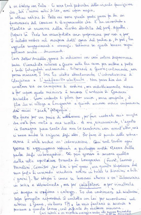 Lettera di Pietro Albonetti a Giovanni Battista Ansaldo, 27-07-1995 (2)